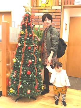 「BOSABO（ボサボ）のアイテム」を使った、みやひろさん（レディース・168cm）の冬コーディネート