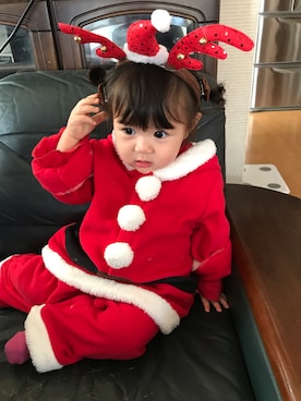 「アイテム（ロンパース）」を使った、みやひろさん（レディース・168cm）の冬コーディネート