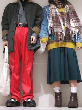 「u170」｜moriko914 相互さん（メンズ・165cm）の冬コーディネート