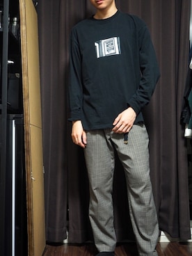 「417 EDIFICE（フォーワンセブンエディフィス）のアイテム（その他パンツ）」を使った、だいさん（メンズ・180cm）の春コーディネート
