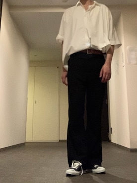 「SOYOUS（ソユーズ）のアイテム（パンツ）」を使った、だいさん（メンズ・180cm）の夏コーディネート