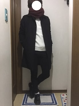 「Dr. Martens（ドクターマーチン）のDr.Martens (ドクターマーチン)/1461 3EYE GIBSON SHOES（その他シューズ）」を使った、ゆうとさん（メンズ・175cm）の冬コーディネート