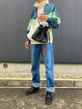 「NIKE（ナイキ）のNIKE/ナイキ/ウィンドランナー+ ユニセックス フーデッド ジャケット/CZ0782（ブルゾン）」を使った、K_okiさん（メンズ・171cm）の秋コーディネート