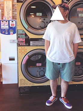 「VANS（バンズ）のアイテム（スニーカー、その他）」を使った、paisenさん（メンズ・174cm）の夏コーディネート