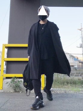 「GUCCI（グッチ）のアイテム（スニーカー、ブラック系）」を使った、paisenさん（メンズ・174cm）の秋コーディネート