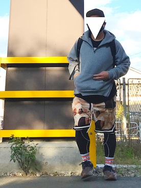 「RAGEBLUE（レイジブルー）のアイテム（レッグウェア）」を使った、paisenさん（メンズ・174cm）の冬コーディネート