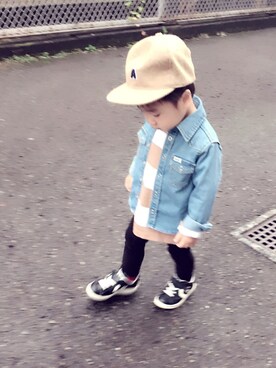 yu♡chanさん（キッズ・90cm）の冬コーディネート