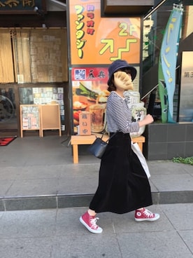 「LAURA DI MAGGIO（ローラディマッジオ）のアイテム」を使った、omochiさん（レディース・160cm）の秋コーディネート