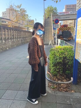 「LAURA DI MAGGIO（ローラディマッジオ）のアイテム」を使った、omochiさん（レディース・160cm）の秋コーディネート