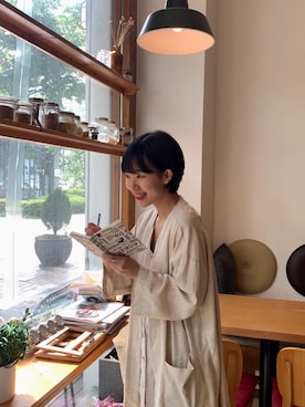 「IDのアイテム」を使った、yenatwinkleさん（レディース・157cm）の夏コーディネート