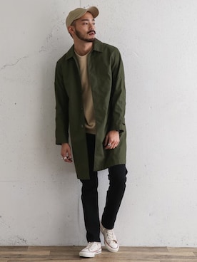 「おでかけ」｜「アイテム（その他アウター）」を使った、DOORS MENSさん（メンズ・176cm）の冬コーディネート