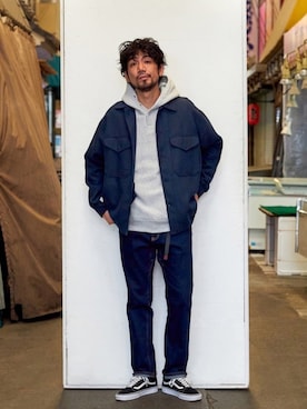「PENDLETON（ペンドルトン）のアイテム（その他アウター）」を使った、DOORS MENSさん（メンズ・176cm）の夏コーディネート