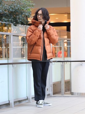 「NANGA（ナンガ）のアイテム」を使った、DOORS MENSさん（メンズ・176cm）の冬コーディネート