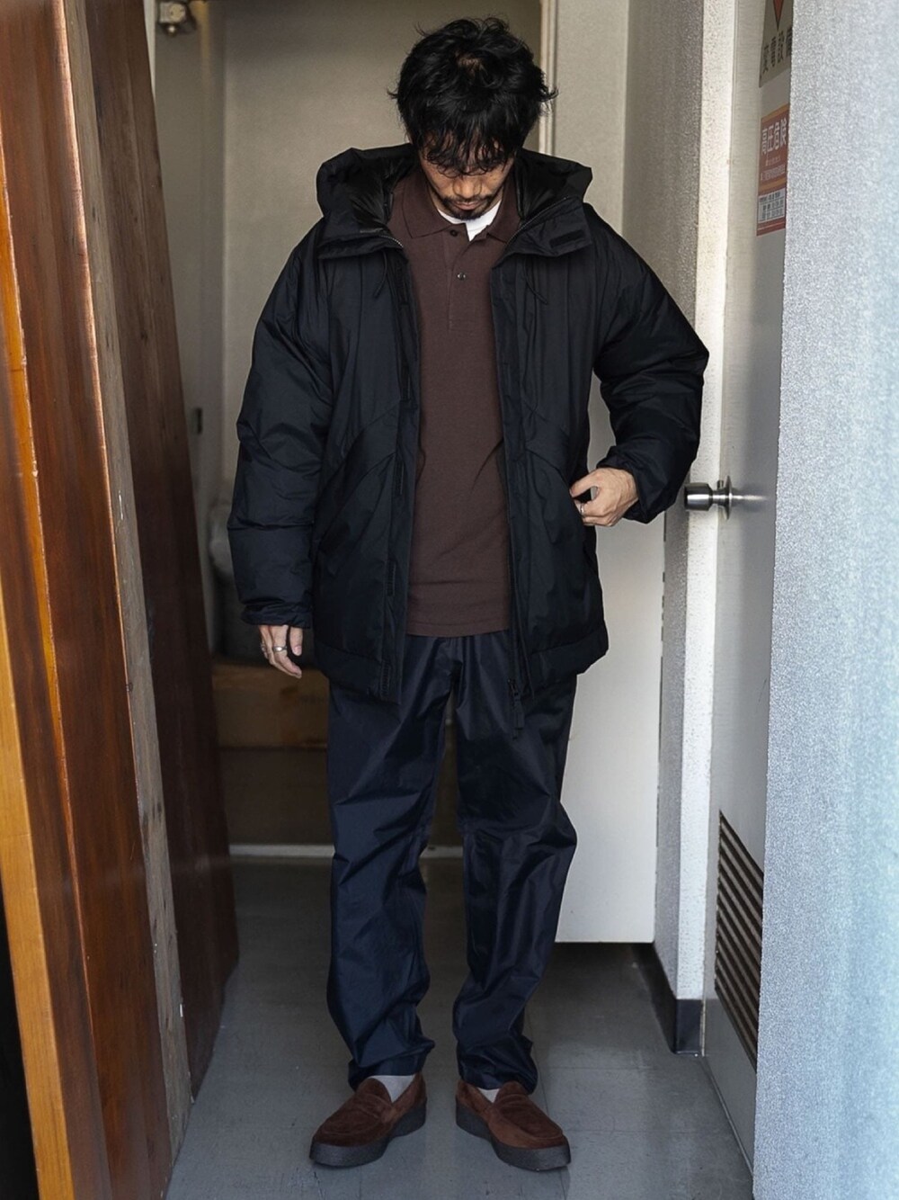 別注】小松マテーレ×DOORS ダウンパーカー∴を使った人気ファッション 