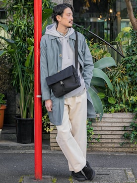 「SML（エスエムエル）のアイテム」を使った、DOORS MENSさん（メンズ・176cm）の冬コーディネート