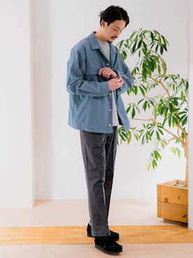 「URBAN RESEARCH DOORS（アーバンリサーチドアーズ）のアイテム（ミリタリージャケット）」を使った、DOORS MENSさん（メンズ・176cm）の春コーディネート