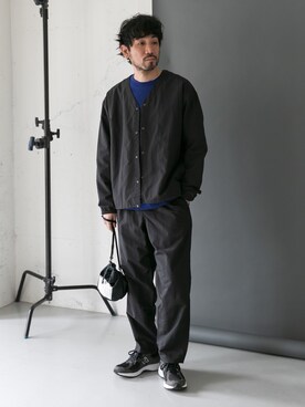 「BURLAP OUTFITTER」｜「アイテム（ブルゾン）」を使った、DOORS MENSさん（メンズ・176cm）の春コーディネート