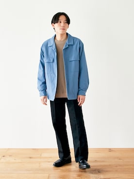 「URBAN RESEARCH DOORS（アーバンリサーチドアーズ）のアイテム（ミリタリージャケット）」を使った、DOORS MENSさん（メンズ・176cm）の春コーディネート