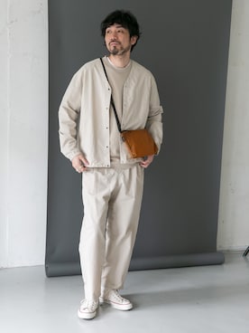 「BURLAP OUTFITTER」｜「アイテム（ブルゾン）」を使った、DOORS MENSさん（メンズ・176cm）の春コーディネート