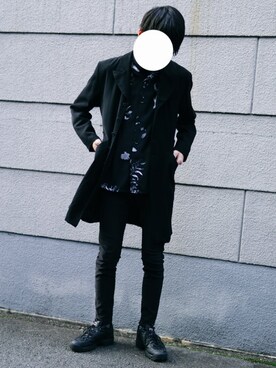 「semantic design（セマンティックデザイン）のアイテム」を使った、Takumiさん（メンズ・187cm）の秋コーディネート