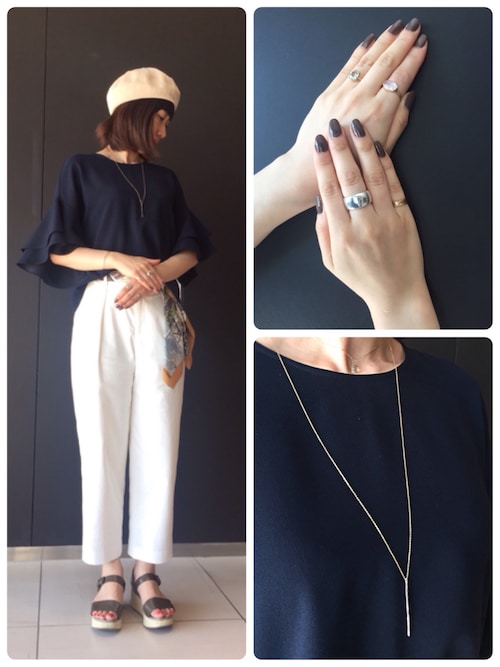 anq. K10テクスチャーバングル anq.（アンク）の「【anq.】K10・バングル（バングル/リスト