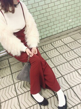 はなさん（レディース・164cm）の冬コーディネート
