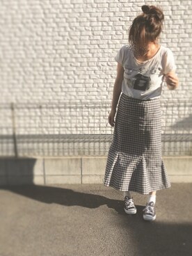 「FROMFIRST musee（フロムファーストミュゼ）のアイテム」を使った、はなさん（レディース・164cm）の春コーディネート