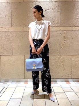 奥澤　朋子さん（レディース・165cm）の夏コーディネート