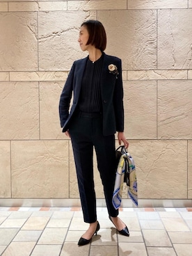 奥澤 朋子さん(レディース・165cm)の冬コーディネート