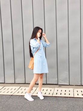 「アイテム（ドラムバッグ、その他）」を使った、Maryangさん（レディース・160cm）の秋コーディネート