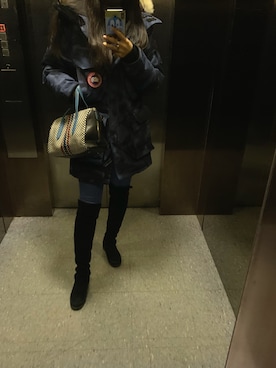 「STUART WEITZMAN（スチュアートワイツマン）のアイテム（ブーツ）」を使った、Maryangさん（レディース・160cm）の秋コーディネート