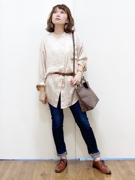 まーちゃん（m@）さん（レディース・155cm）の秋コーディネート