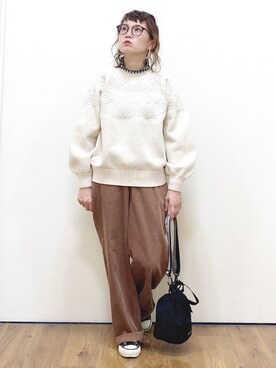 まーちゃん（m@）さん（レディース・155cm）の秋コーディネート