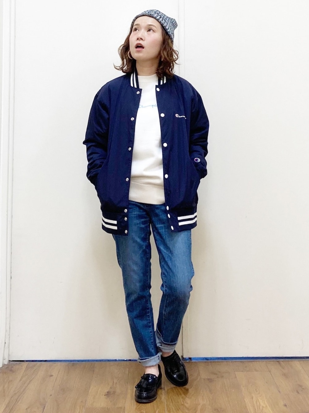 Champion グレー スタジャン Bob Marley 頭バナナちゃん 美品】Stussy 