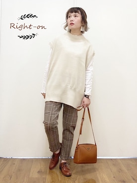 まーちゃん（m@）さん（レディース・155cm）の冬コーディネート