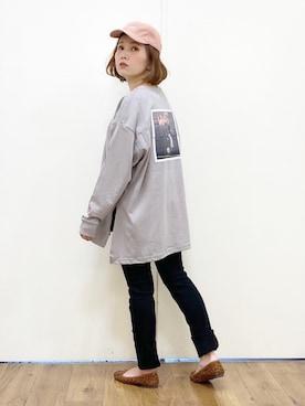 「Levis」｜「アイテム（その他）」を使った、m@さん（レディース・155cm）の春コーディネート