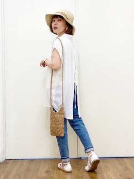 まーちゃん（m@）さん（レディース・155cm）の春コーディネート