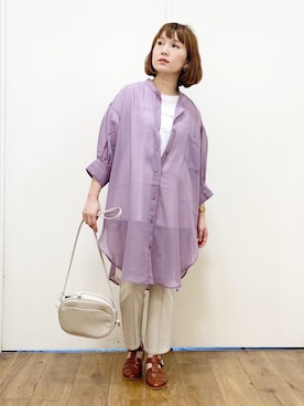 まーちゃん（m@）さん（レディース・155cm）の夏コーディネート