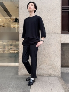 「HAMILTON（ハミルトン）のアイテム（腕時計）」を使った、kikuyasuさん（メンズ・175cm）の春コーディネート