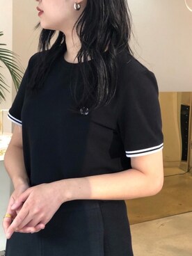 「アイテム（ポロシャツ）」を使った、monday editionさん（レディース・163cm）の夏コーディネート