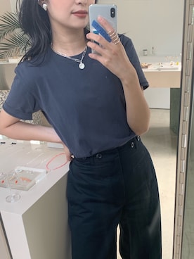 「MARGARET HOWELL（マーガレットハウエル）のアイテム」を使った、monday editionさん（レディース・163cm）の夏コーディネート