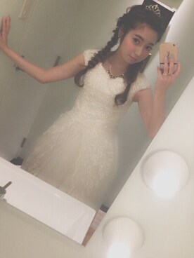 「撮影」｜「アイテム（ワンピース/ドレス）」を使った、saepiさん（レディース・149cm）の夏コーディネート