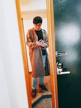 「MB（エムビー）のアイテム（その他アウター）」を使った、JGさん（メンズ・176cm）の秋コーディネート
