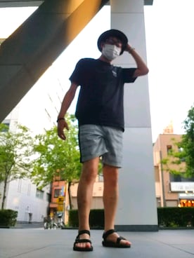「ROXD（ロッド）のアイテム（アクセサリー）」を使った、JGさん（メンズ・176cm）の春コーディネート