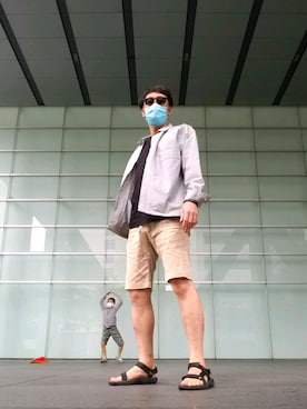 「ROXD（ロッド）のアイテム（アクセサリー）」を使った、JGさん（メンズ・176cm）の春コーディネート