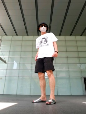 「ROXD（ロッド）のアイテム（アクセサリー）」を使った、JGさん（メンズ・176cm）の夏コーディネート