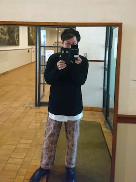 「アイテム（キャスケット）」を使った、いしげ　りょうさん（メンズ・182cm）の春コーディネート