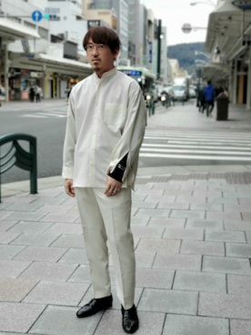 「FACTOTUM（ファクトタム）のアイテム（アクセサリー）」を使った、いしげ　りょうさん（メンズ・182cm）の冬コーディネート