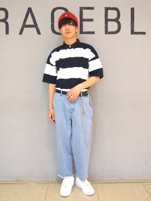 ゆーすけ Rageblueららぽーと横浜店 Rageblueのポロシャツを使ったコーディネート Wear