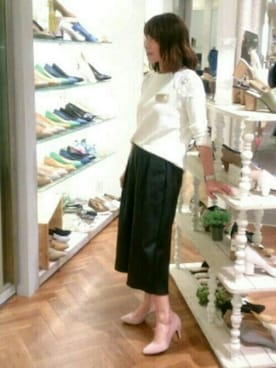 「enchanted（エンチャンテッド）のアイテム」を使った、enchanted staffさん（レディース・153cm）の春コーディネート